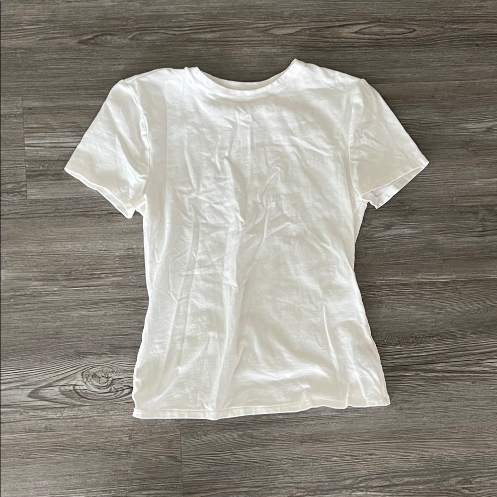 GAP Women's White Short Sleeve Baby Tee